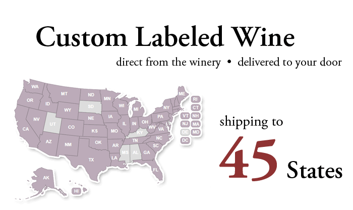 Custom Wine Source Shipping Map